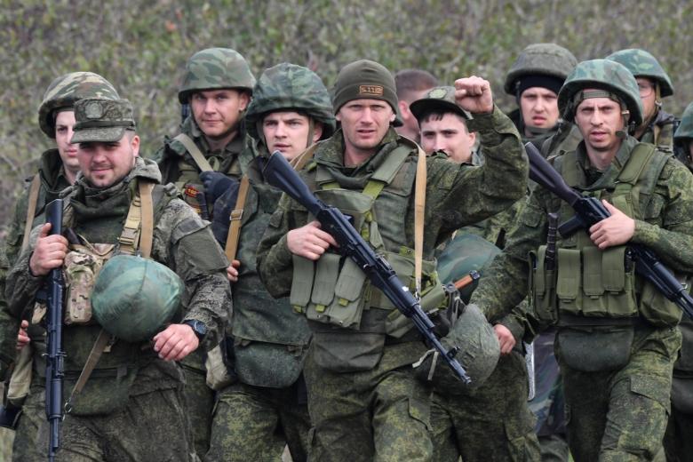 Мужчины, призванные на военную службу в ходе частичной мобилизации