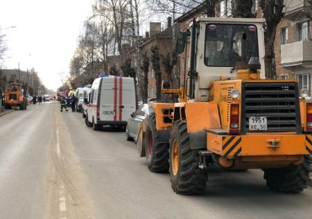 Обломки пострадавшего от взрыва дома в Орехово-Зуево вывезли