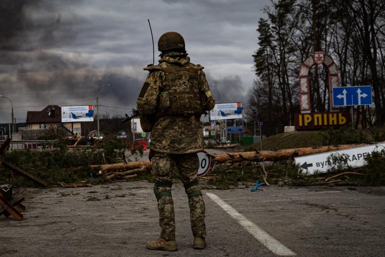 Солдат вооружённых сил Украины