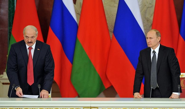 Александр Лукашенко и Владимир Путин