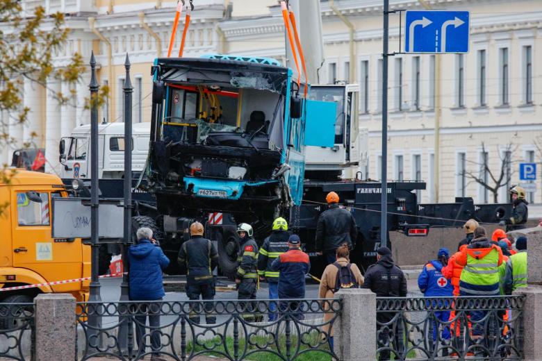 ДТП с автобусом в Санкт-Петербурге