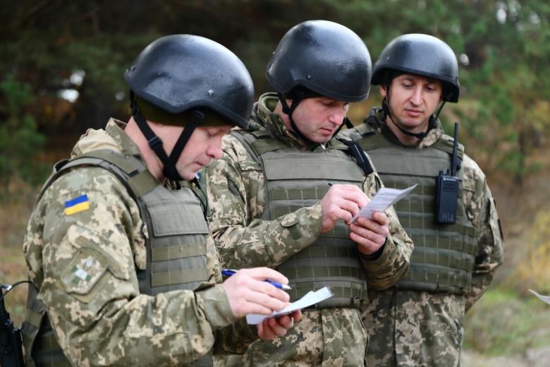 Солдаты вооружённых сил Украины