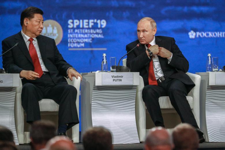 Си Цзиньпин и Владимир Путин