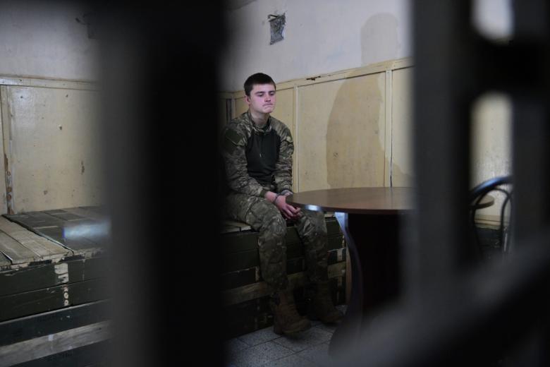 Украинский военнопленный на Запорожском направлении в зоне проведения специальной военной операции