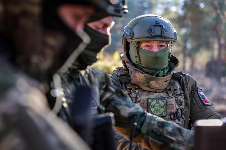 Военнослужащие штурмового подразделения ВС РФ в зоне СВО