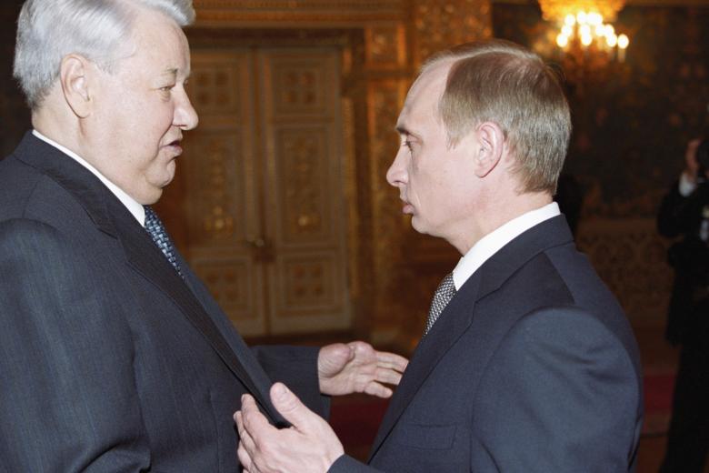 Борис Ельцин и Владимир Путин