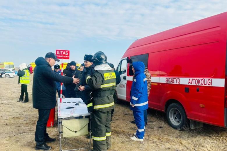 Крушение самолета под Актау