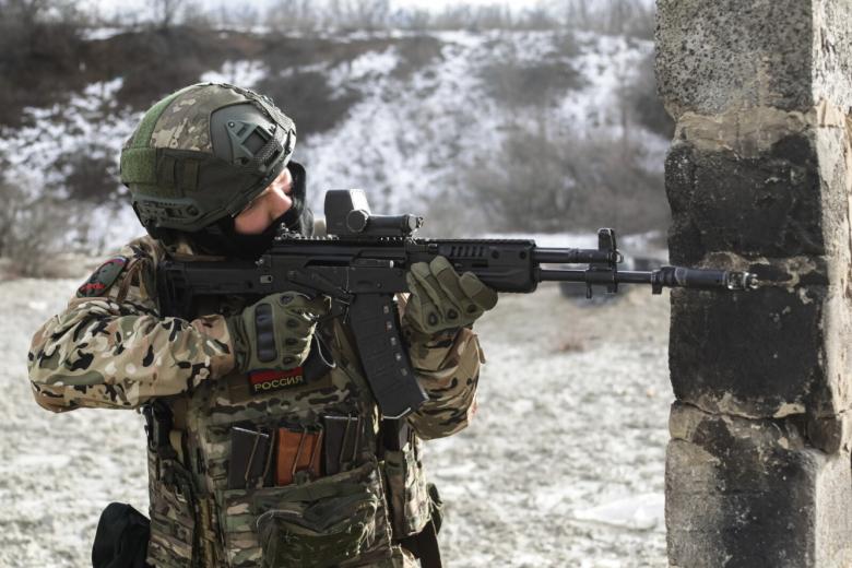 Военнослужащий РФ в зоне проведения СВО