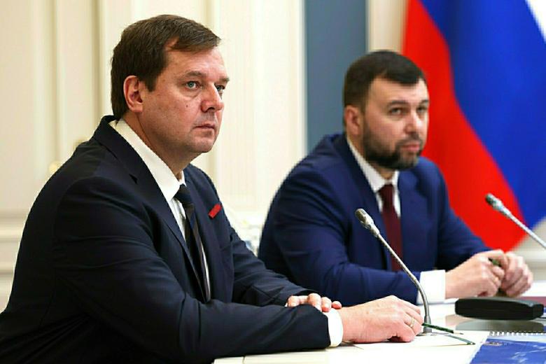Евгений Балицкий и Денис Пушилин