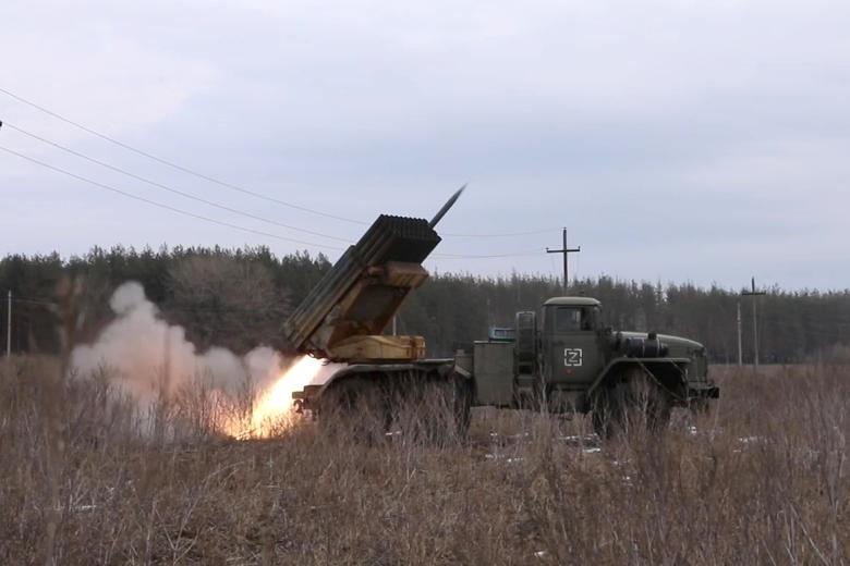 Боевая работа расчетов РСЗО «Торнадо-Г»