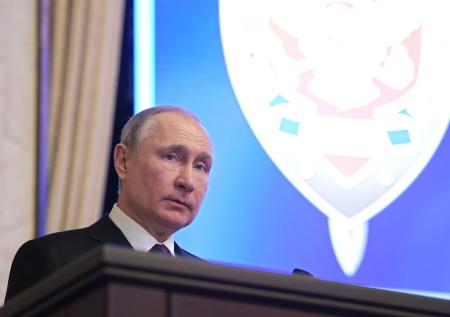Путин проведёт коллегию ФСБ в очном формате