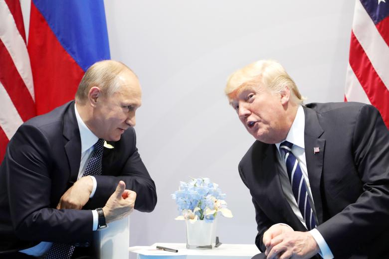 Владимир Путин, Дональд Трамп