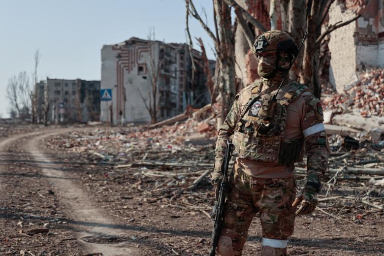 Донецкая область. Артемовск (Бахмут). Боец ЧВК «Вагнер»