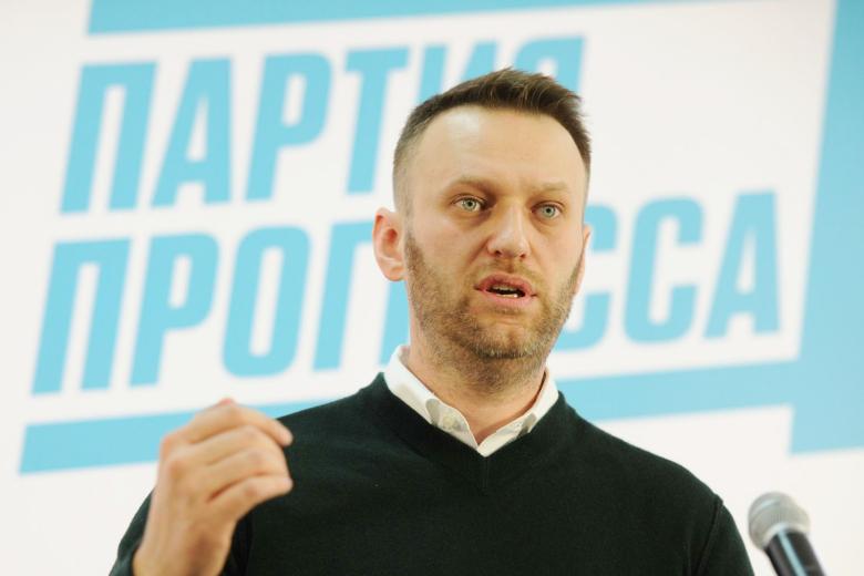 Оппозиционер Алексей Навальный 