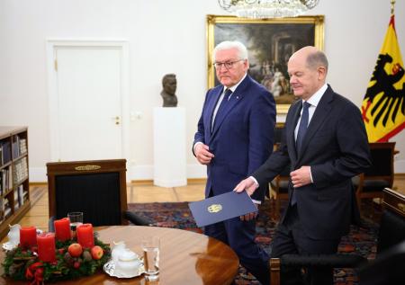 Шольц мог предложить Штайнмайеру распустить бундестаг