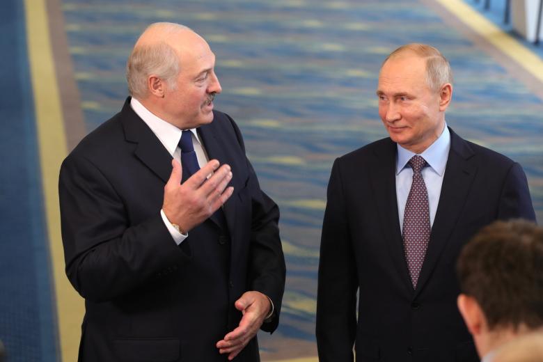 Александр Лукашенко и Владимир Путин