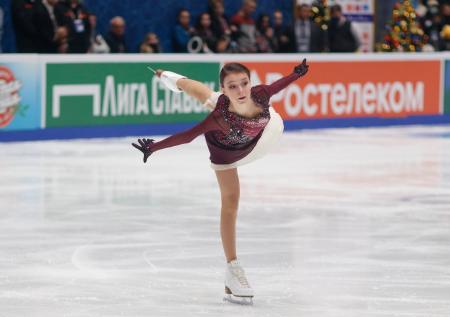 Фигуристка Щербакова упала с каскада в короткой программе на ЧЕ