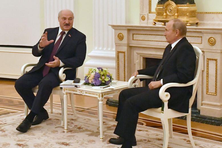 Александр Лукашенко и Владимир Путин