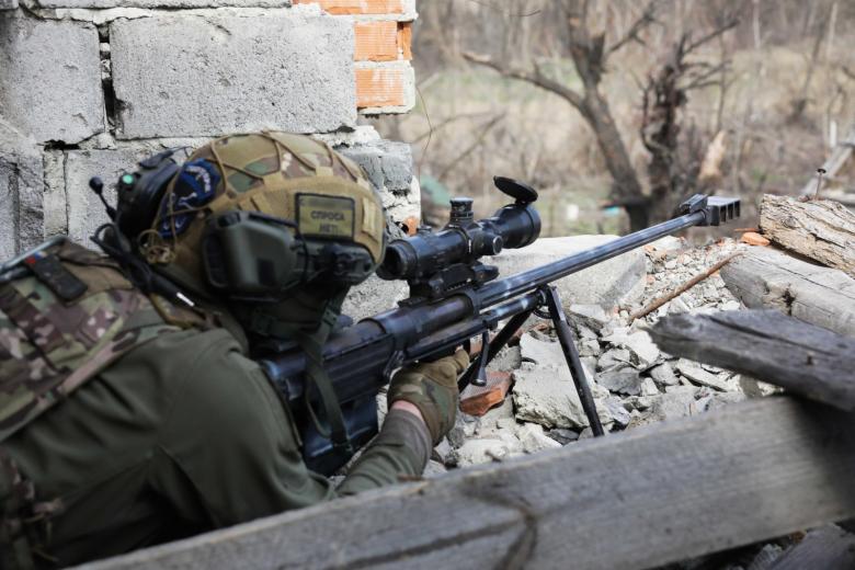 Военнослужащий в зоне проведения специальной военной операции