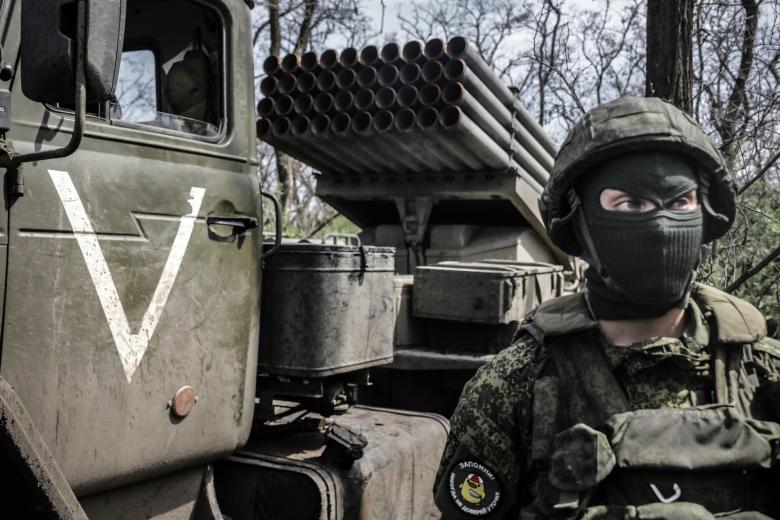 Военнослужащий РФ в зоне проведения СВО
