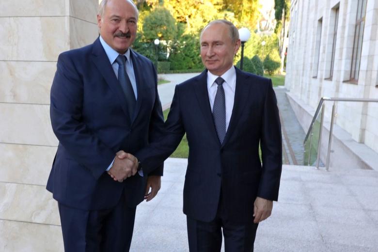 Александр Лукашенко и Владимир Путин