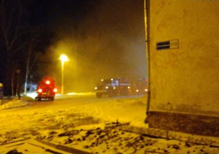 Бывший Дом офицеров горел в Хабаровске