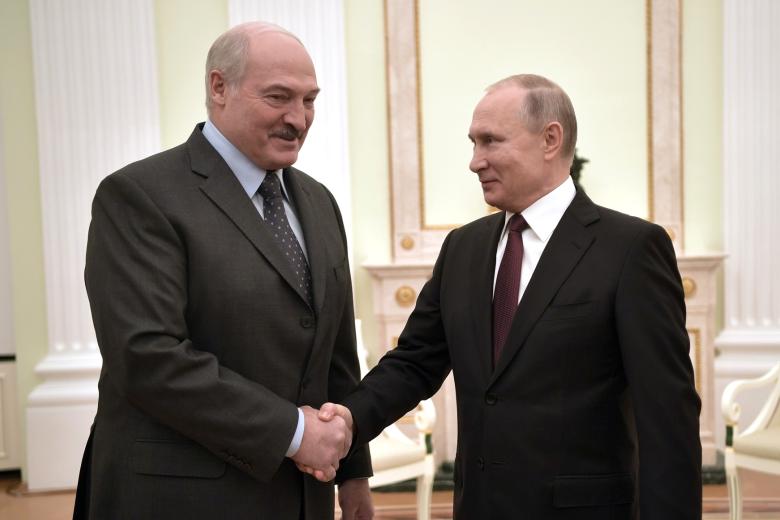 Александр Лукашенко и Владимир Путин