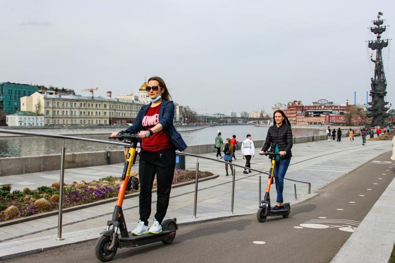 Прогулка на электросамокатах
