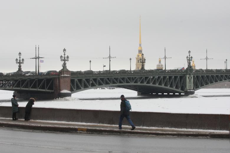 Троицкий мост в Санкт-Петербурге