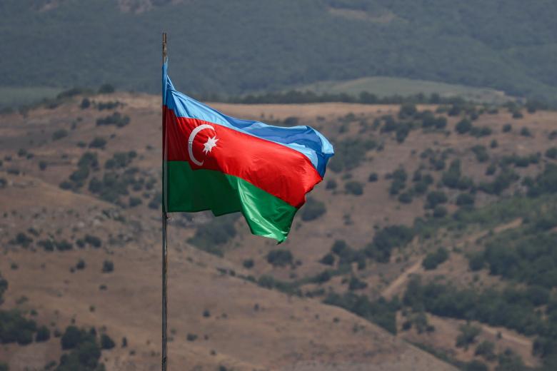 Флаг Азербайджана в Карабахе