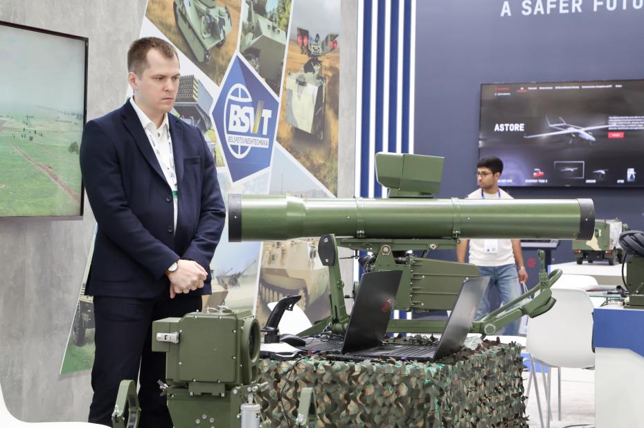 Стенд концерна «Белспецвнештехника». Выставка ADEX 2024 в Баку