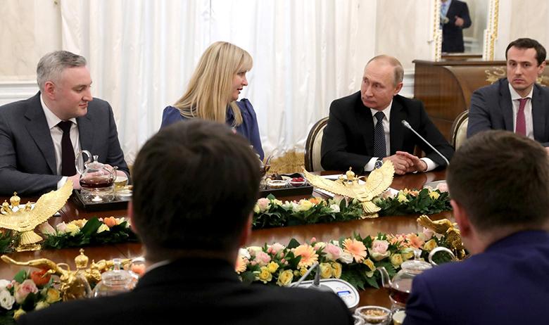 Встреча с победителями конкурса «Лидеры России»