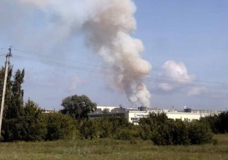 В Башкирии загорелся пороховой склад
