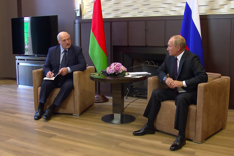 Александр Лукашенко и Владимир Путин