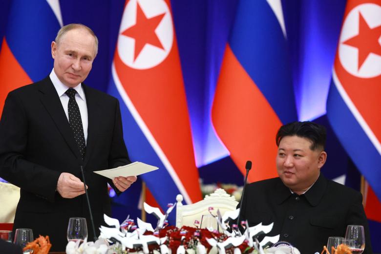 Ким Чен Ын и Владимир Путин