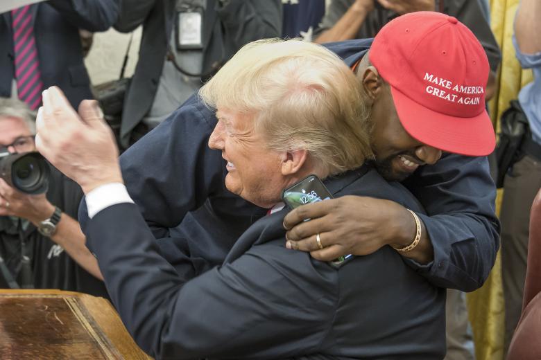 Канье Уэст и Дональд Трамп