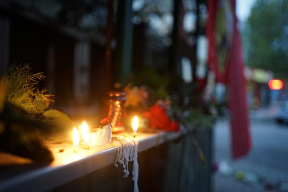 Последствия обстрела Донецка 19 сентября