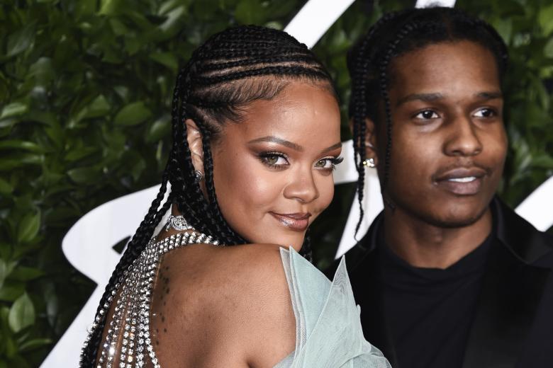 Певица Рианна и рэпер A$AP Rocky