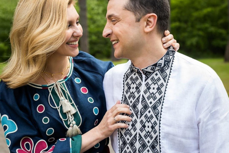 Елена и Владимир Зеленские