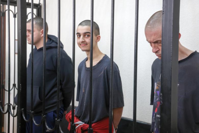 Оглашение приговора Верховного суда ДНР по делу иностранных наемников