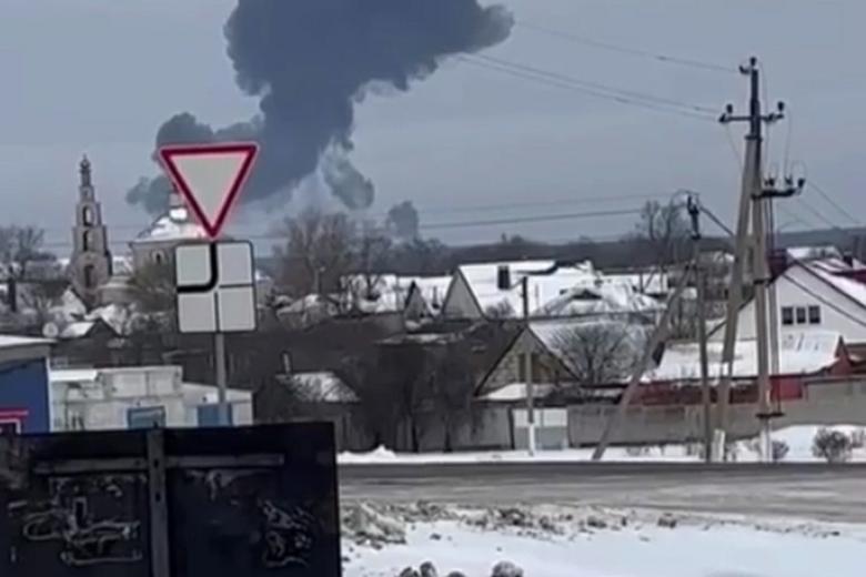 Место авиакатастрофы в Белгородской области