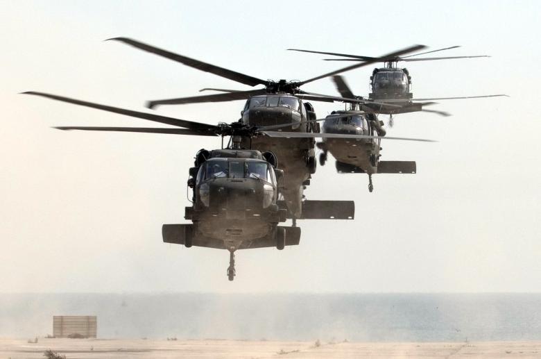 Американский многоцелевой вертолёт UH-60 Black Hawk