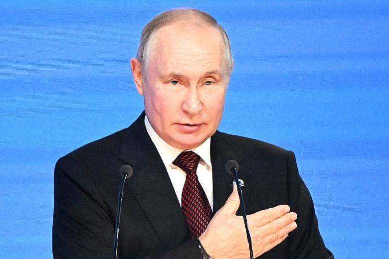 Президент России Владимир Путин на пленарной сессии дискуссионного клуба «Валдай»