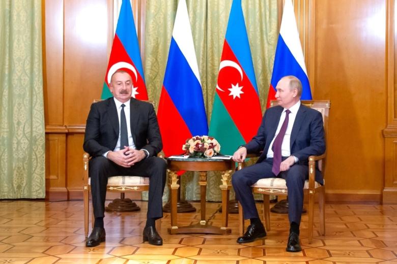 Ильхам Алиев и Владимир Путин