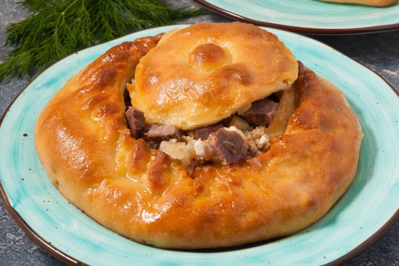 Татарский элеш с курицей и картошкой: как приготовить сочный пирог
