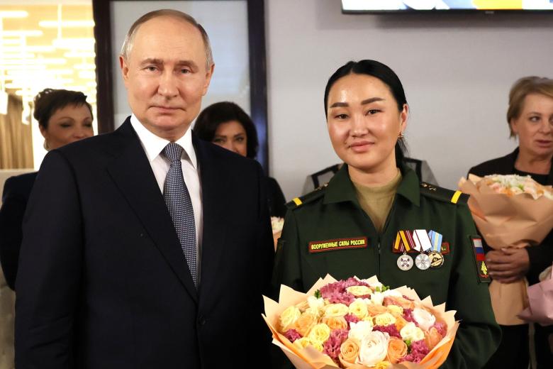 Владимир Путин и Монгуш Айдысмаа