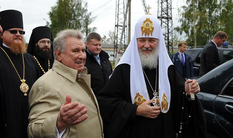 Евгений Пархаев и патриарх Кирилл