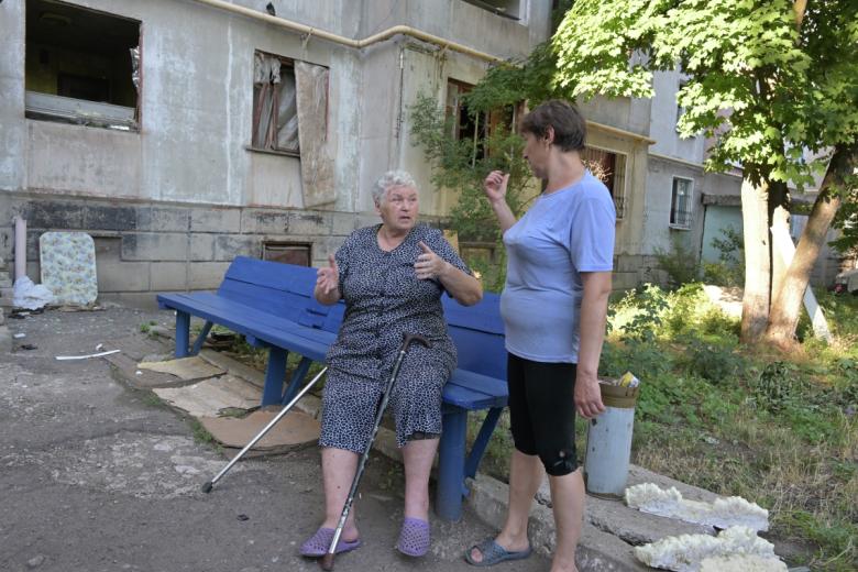 Жители города Луганска