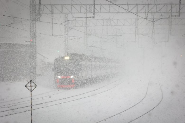 Снежная погода в Москве 7 февраля 2024 года