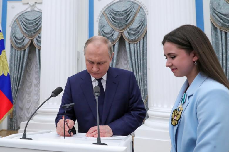 Владимир Путин, Камила Валиева